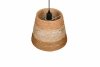 Lampa wisząca pleciona z przędzy brązowa owalna boho rystykalna industrialna minimalistyczna nad stół do salonu sypialni JOELINE R31731926 Rl